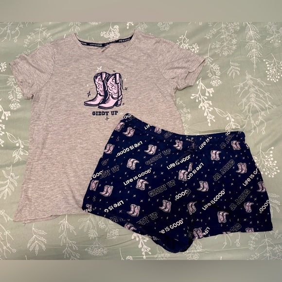Life Is Good Giddy Up Sleep Set - Picture 1 of 2